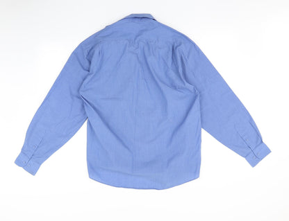 F&F Mens Blue    Button-Up Size 13