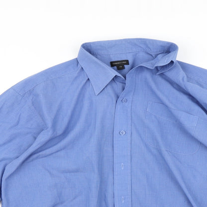 F&F Mens Blue    Button-Up Size 13