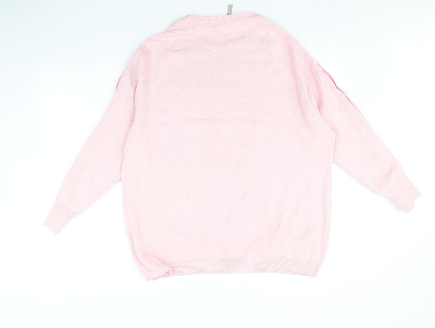 Antholohy Womens Pink   Pullover Jumper Size 16