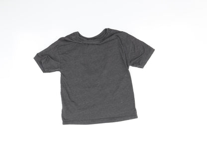 Next Girls Grey   Basic T-Shirt Size 6 Years