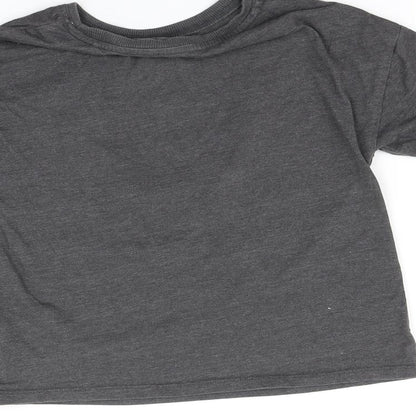 Next Girls Grey   Basic T-Shirt Size 6 Years
