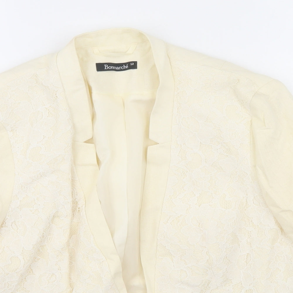 Bonmarché Womens White Jacket Size 12