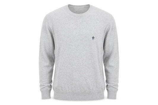 Preworn Mens Grey   Henley Jumper Size L