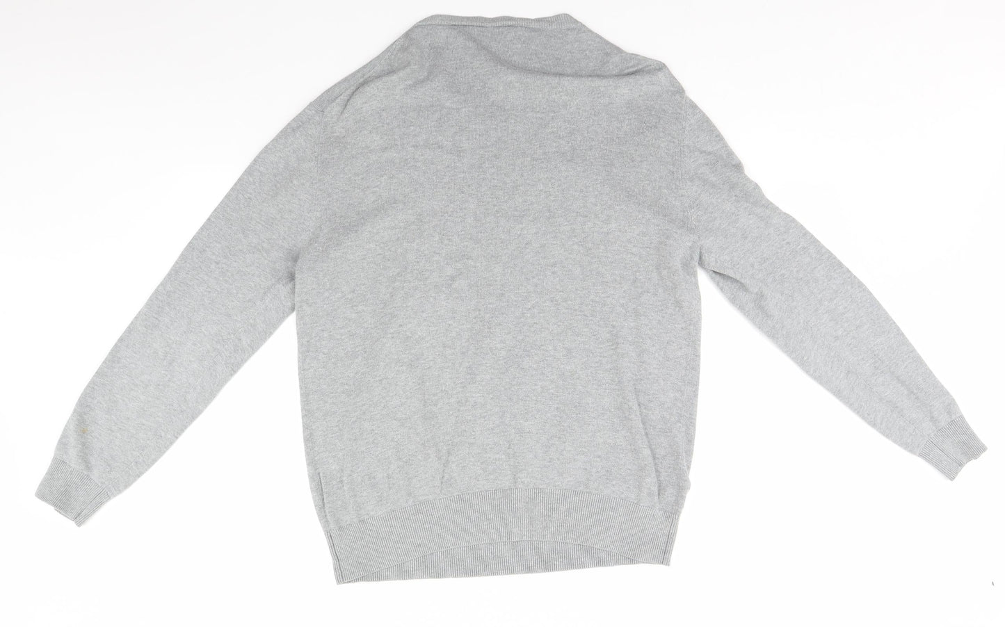 Preworn Mens Grey   Henley Jumper Size L