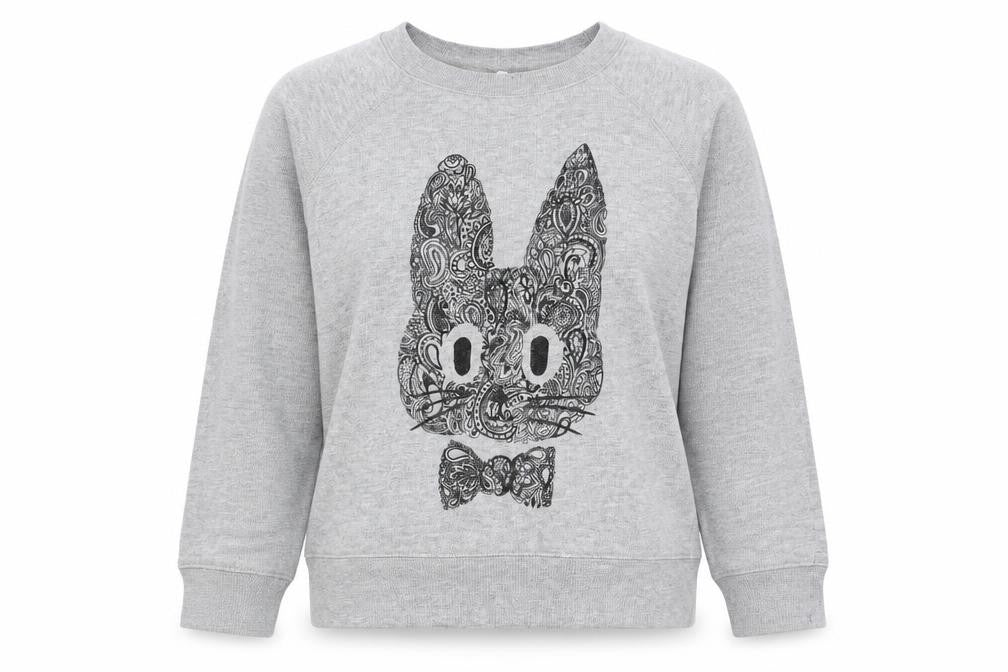 Debenhams Womens Grey   Pullover Jumper Size 10  - Bunny