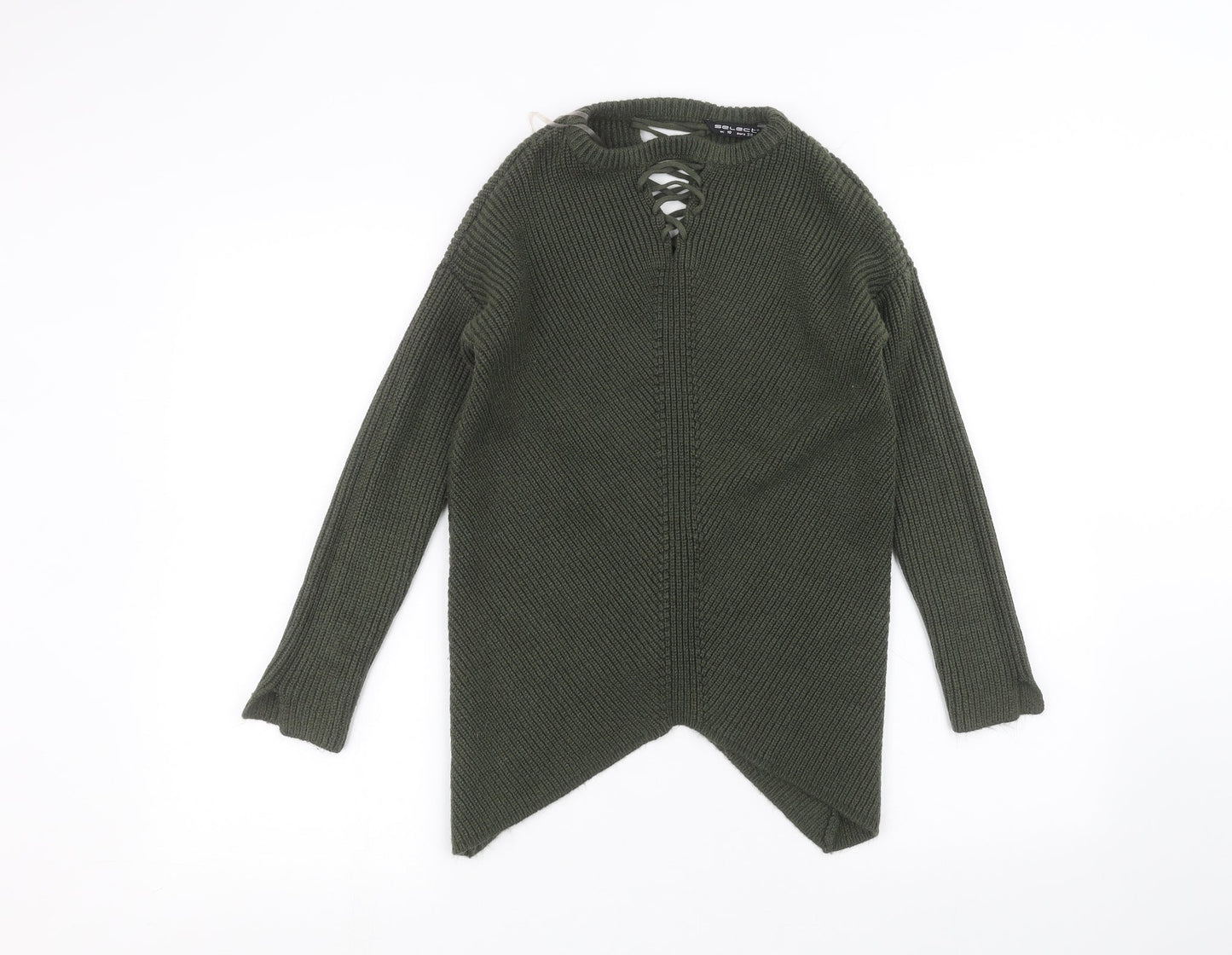 Select Womens Green   Pullover Jumper Size 10