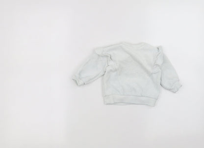 Primark Baby White   Pullover Jumper Size 3-6 Months