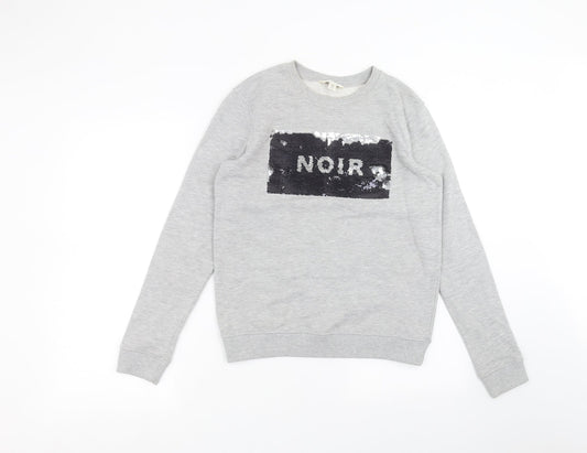 Miss Selfridge Womens Grey   Pullover Jumper Size 8