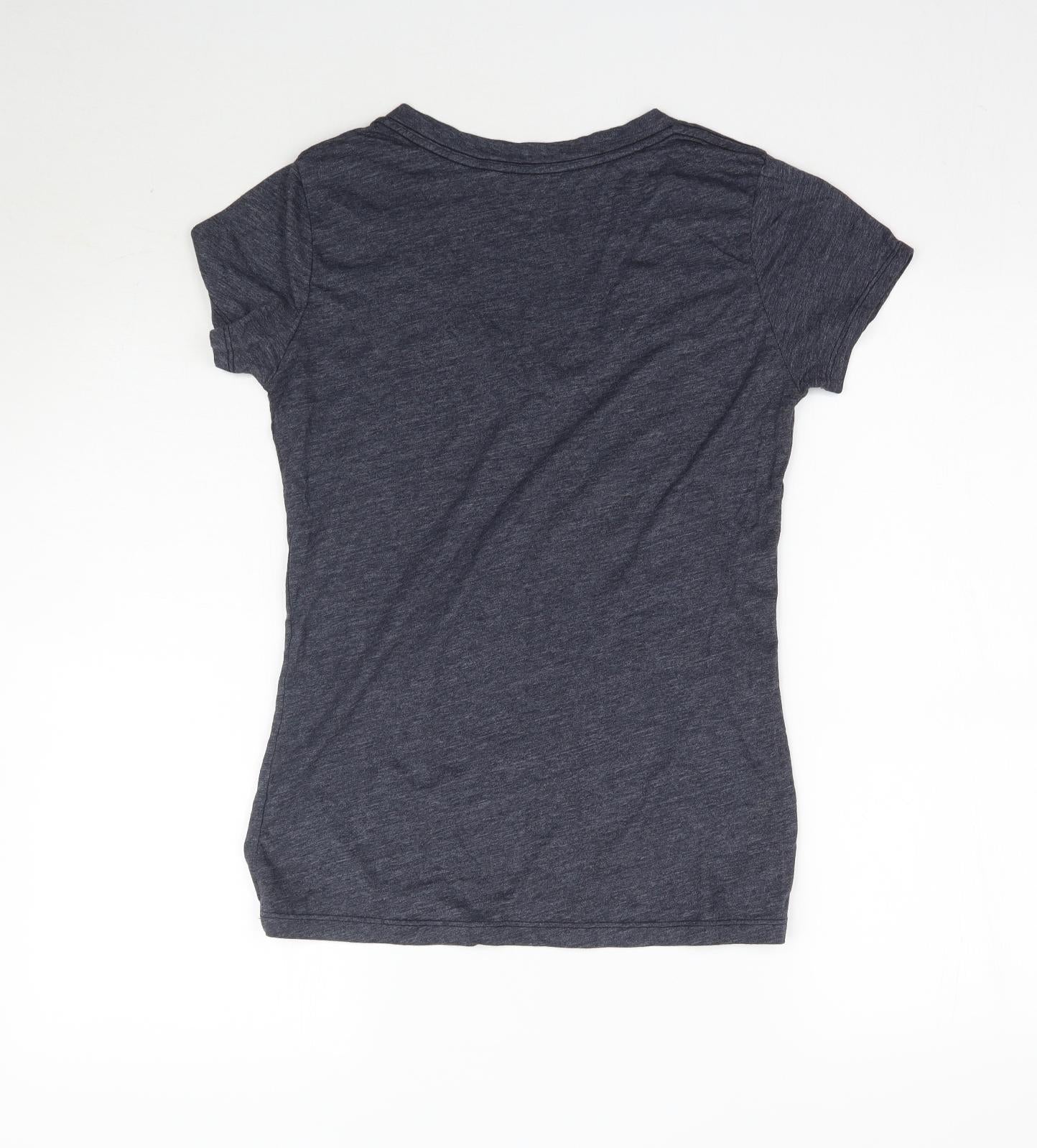 Magestic Threads Womens Blue   Basic T-Shirt Size S  - Yankees
