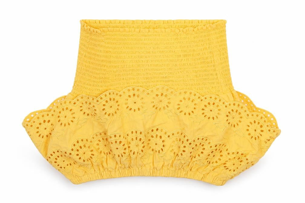 New Look Girls Yellow   Basic Blouse Size 12 Years