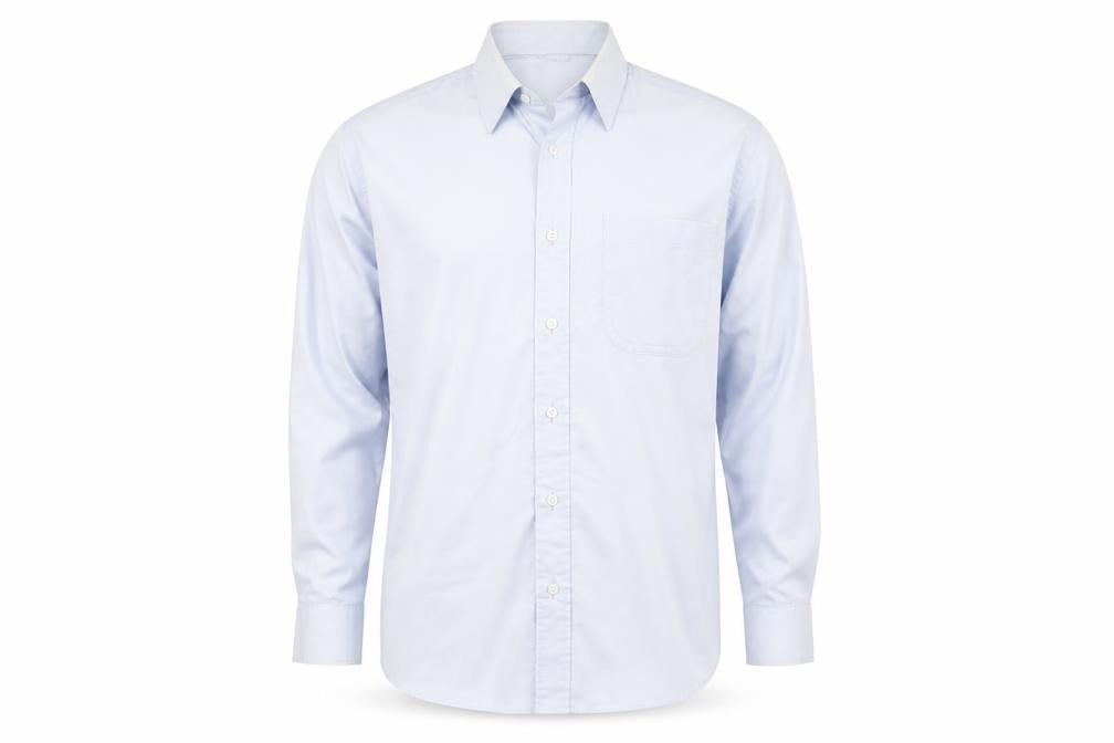 Marks & Spencer Mens Blue    Button-Up Size 15.5
