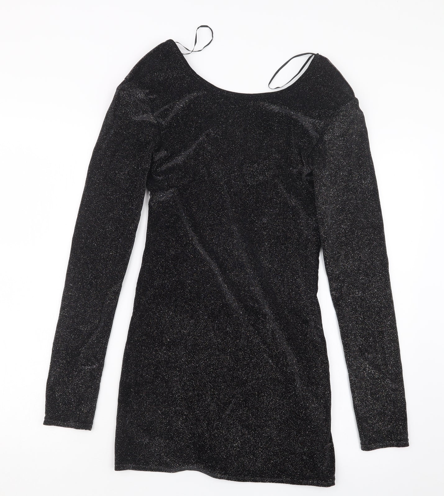 Topshop Womens Black   T-Shirt Dress  Size 10