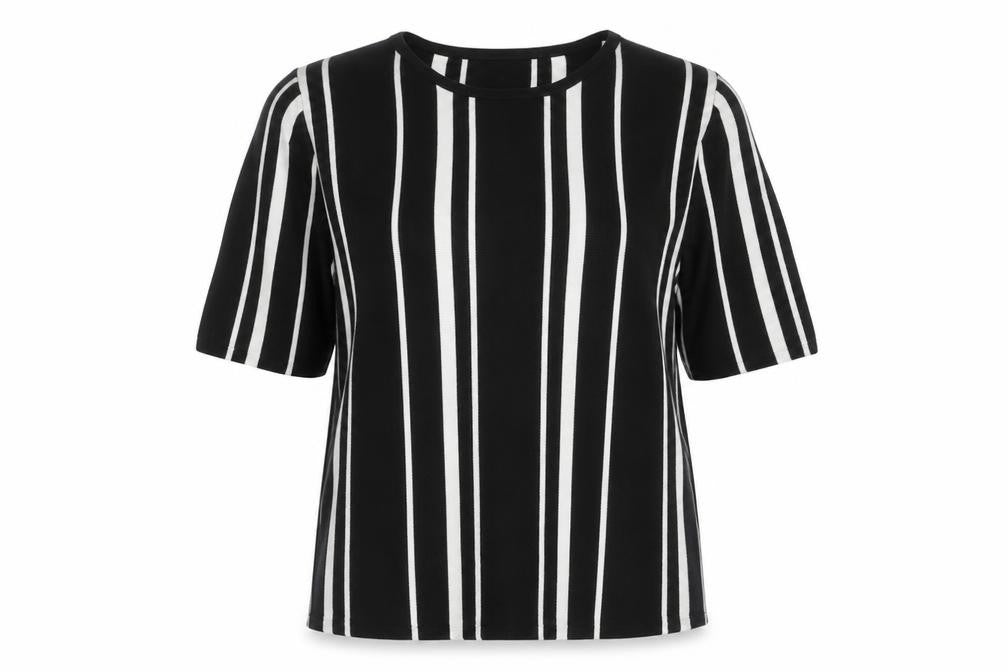 Dorothy Perkins Womens Black Striped  Pullover Jumper Size 12