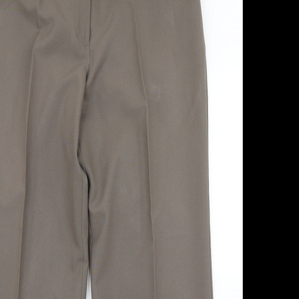 Marks & Spencer Womens Brown   Dress Pants Trousers Size 18 L26 in