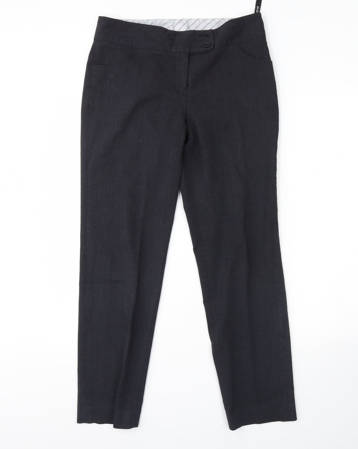 Preworn Womens Blue   Dress Pants Trousers Size 12 L30 in