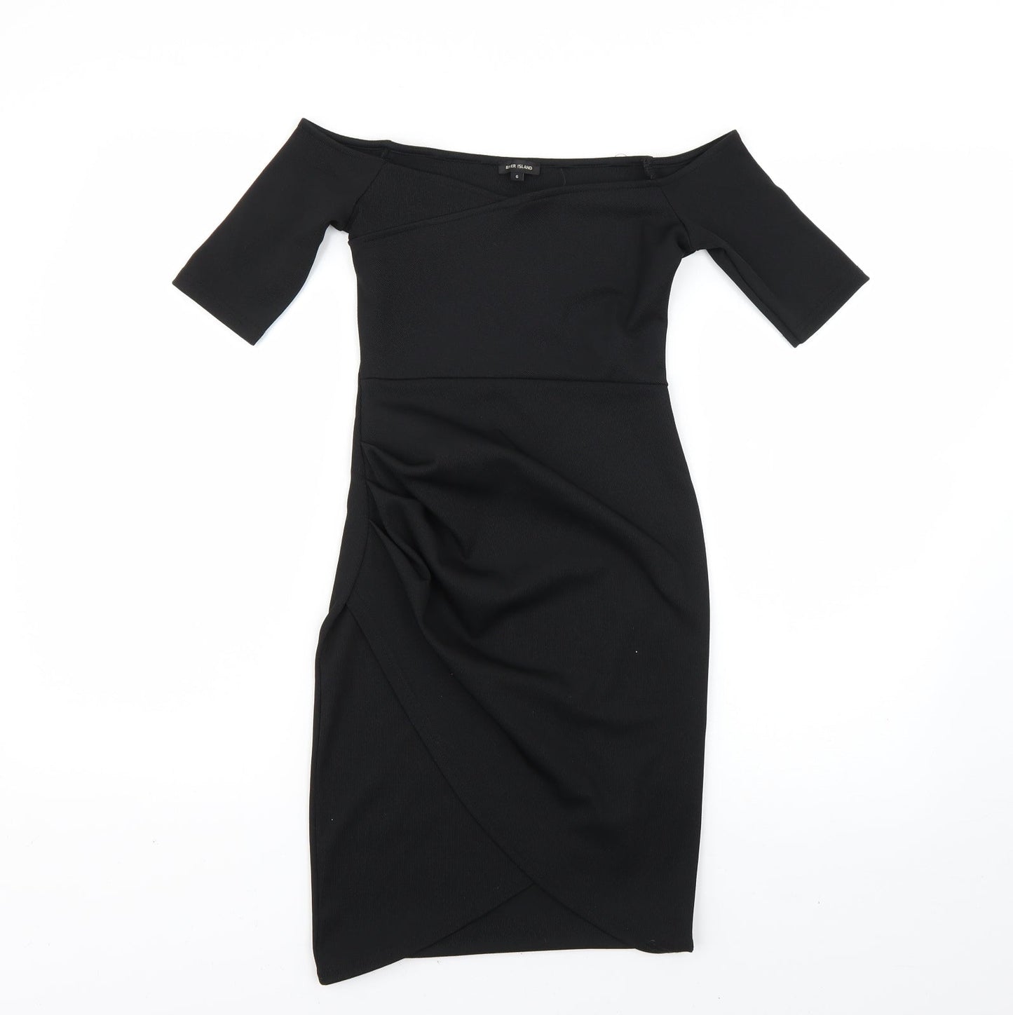 River Island Womens Black   Bodycon  Size 6