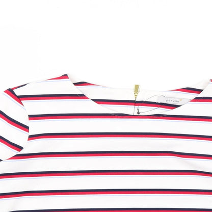Marks & Spencer Womens Multicoloured Striped  Pullover Jumper Size 12