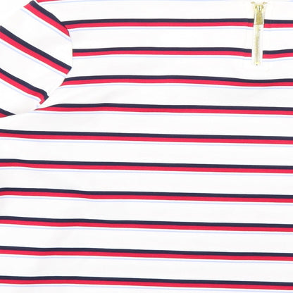 Marks & Spencer Womens Multicoloured Striped  Pullover Jumper Size 12