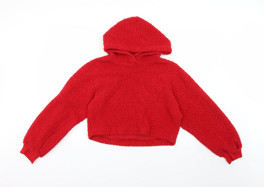 Preworn Womens Red   Pullover Hoodie Size L