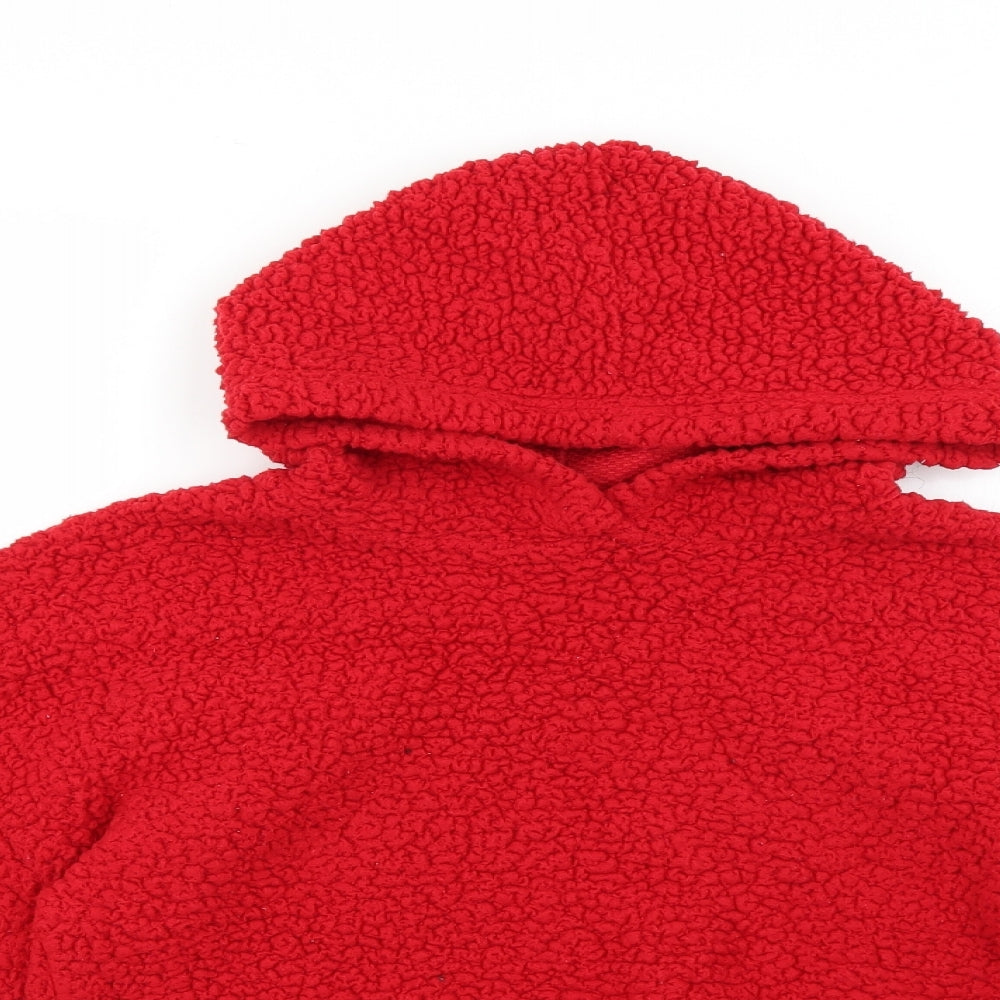 Preworn Womens Red   Pullover Hoodie Size L