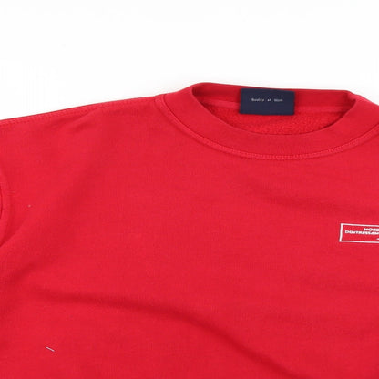 Uneek Womens Red   Pullover Jumper Size M