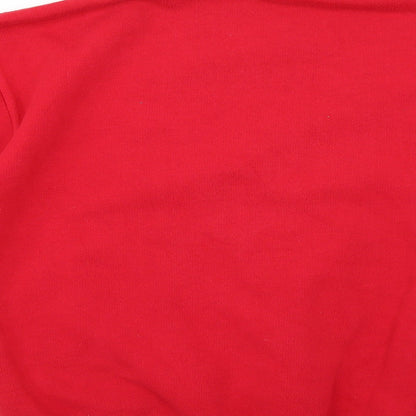 Uneek Womens Red   Pullover Jumper Size M