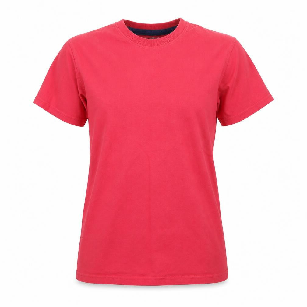 Charles Wilson Womens Red   Basic T-Shirt Size L