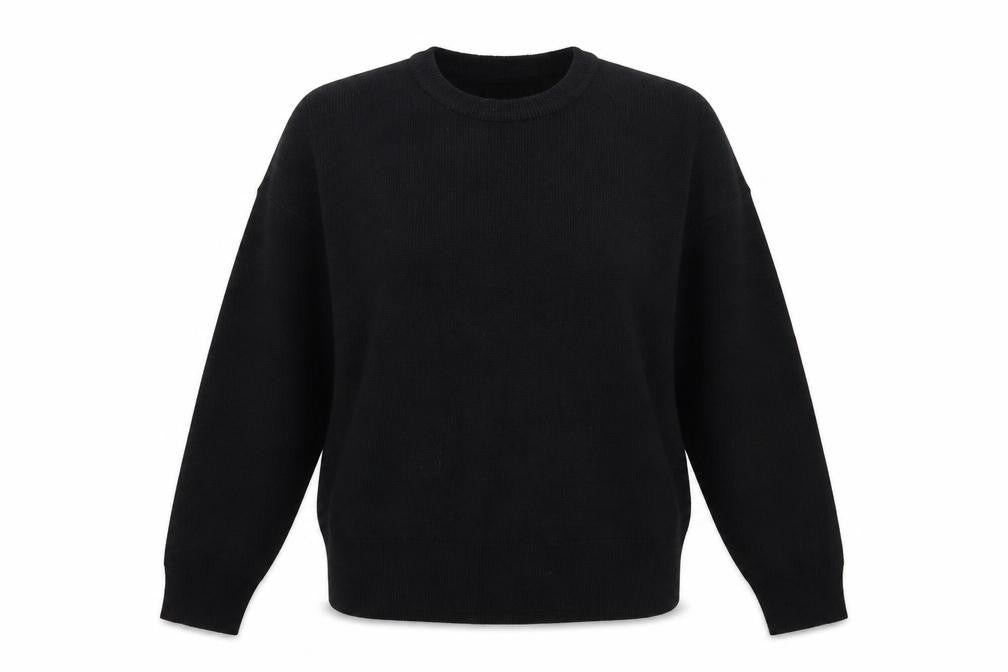 Boohoo Womens Black  Knit Pullover Jumper Size M