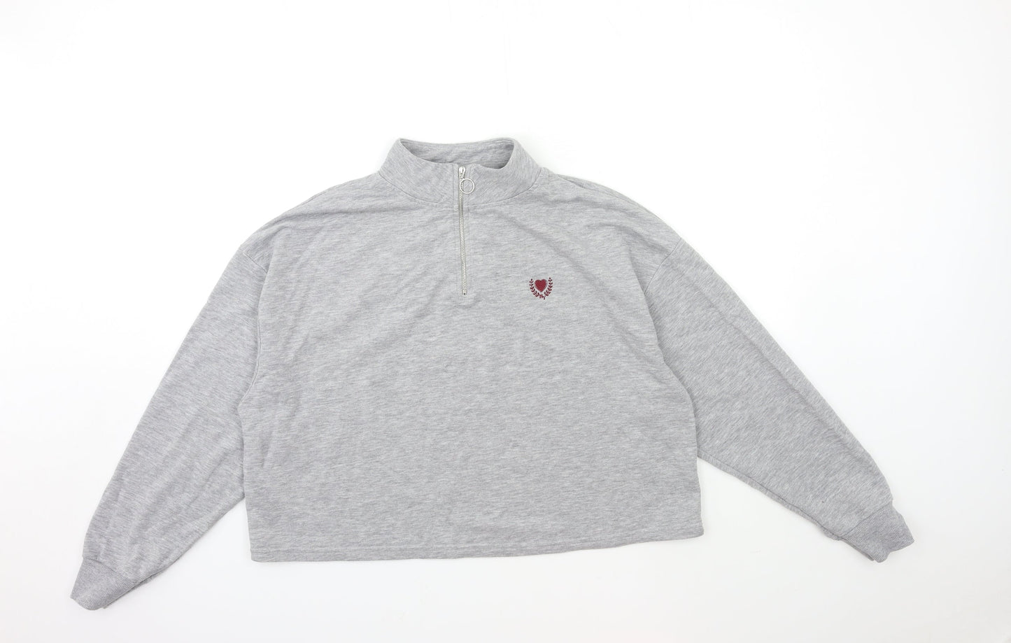 New Look Womens Grey   Pullover Sweatshirt Size 18