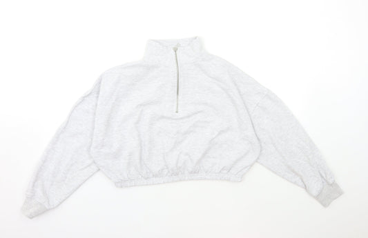 New Look Womens Grey   Pullover Sweatshirt Size S