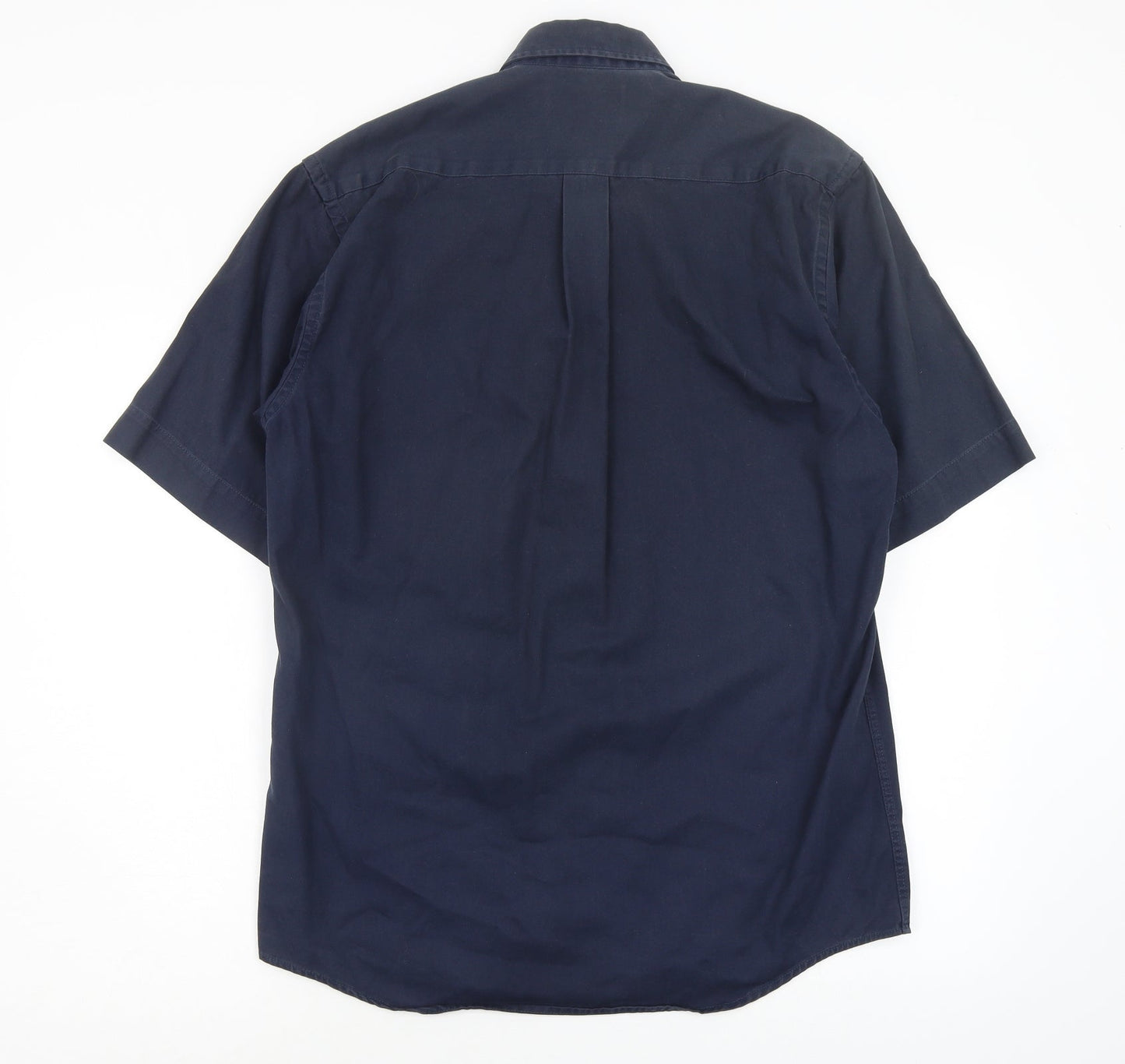 M&S Mens Blue    Button-Up Size S
