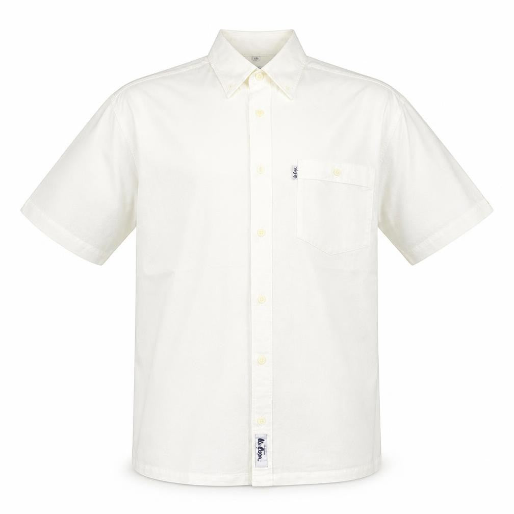 Lee Cooper Mens White    Button-Up Size S