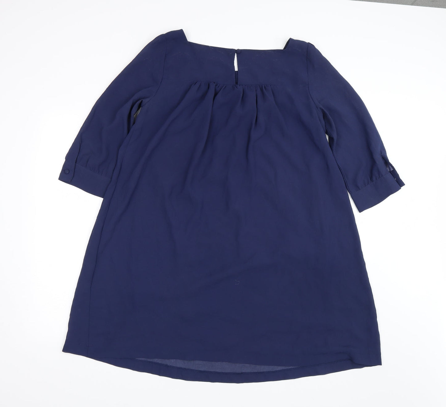 H&M Womens Blue   Shirt Dress  Size 10