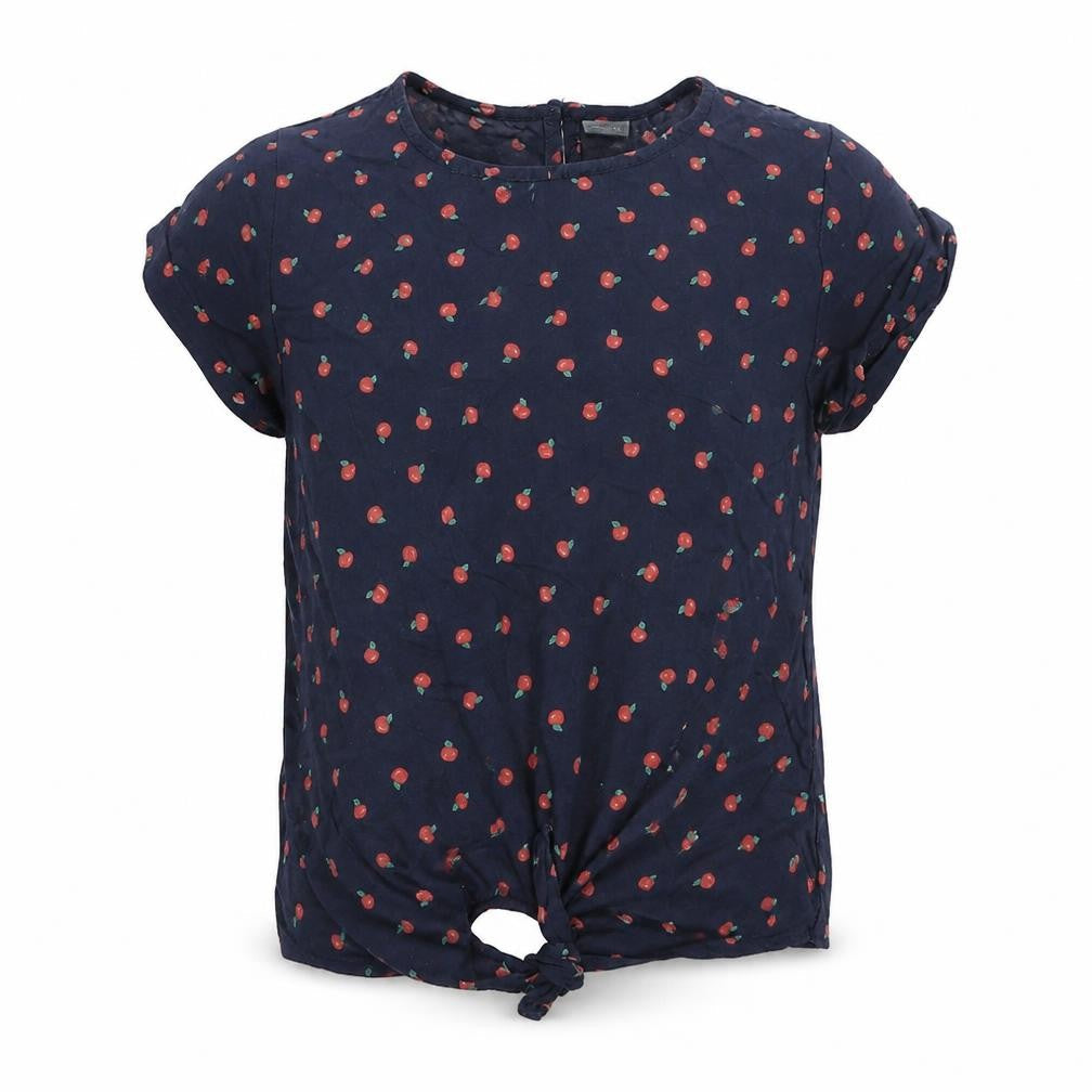 NEXT Girls Blue Polka Dot  Basic T-Shirt Size 9 Years  - Apples
