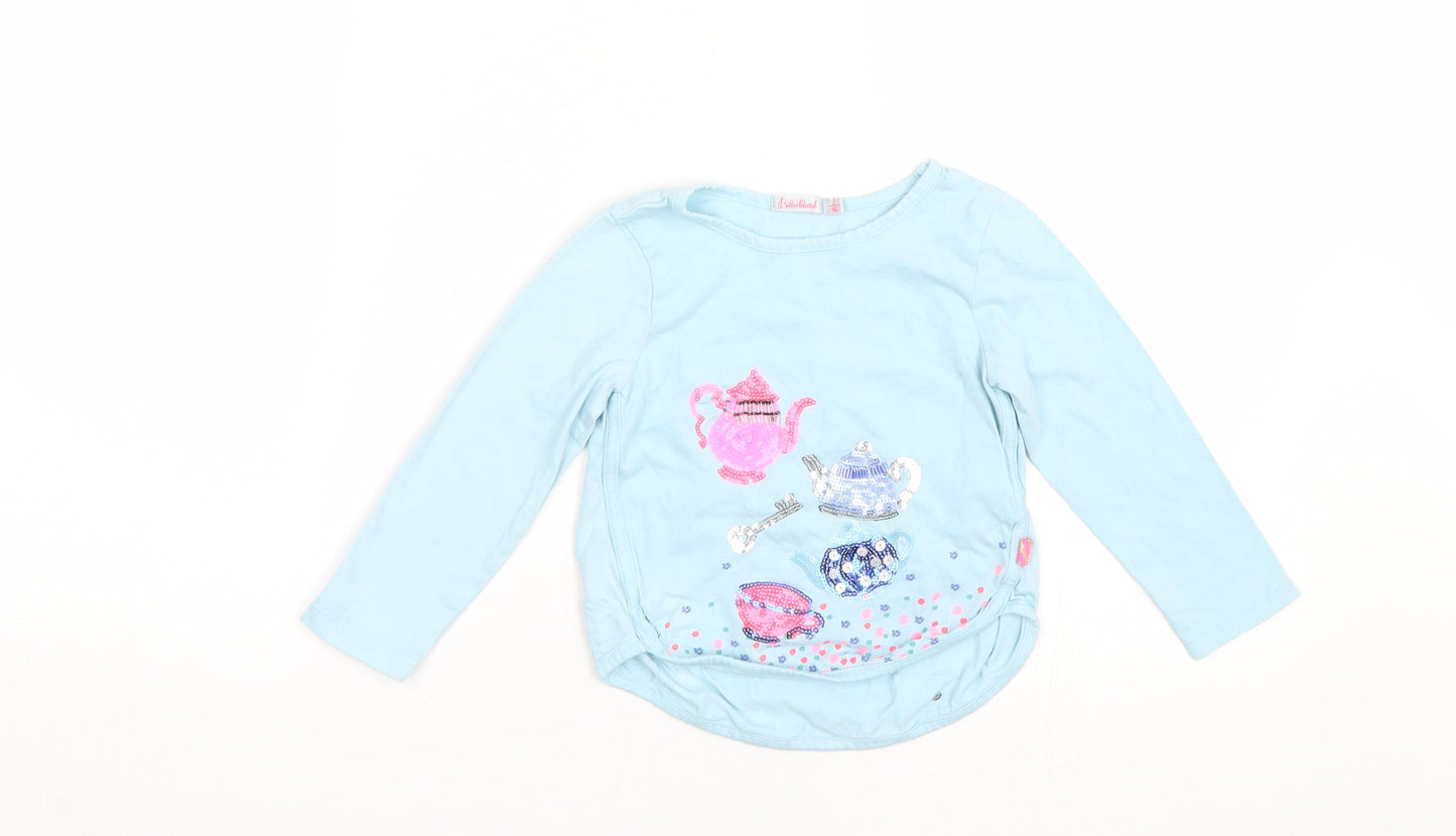 Bilieblush Girls Grey   Basic T-Shirt Size 24 Months