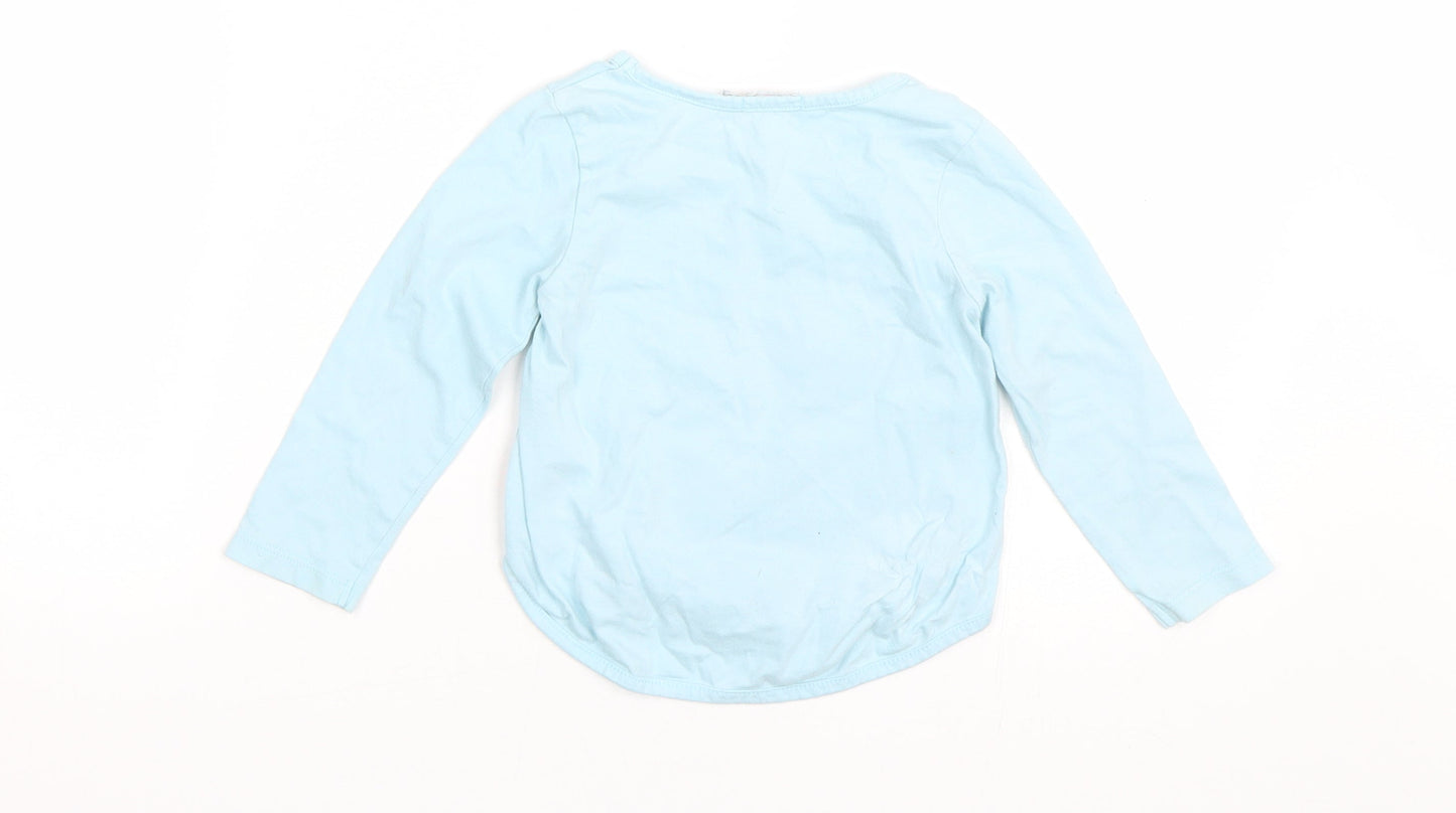 Bilieblush Girls Grey   Basic T-Shirt Size 24 Months