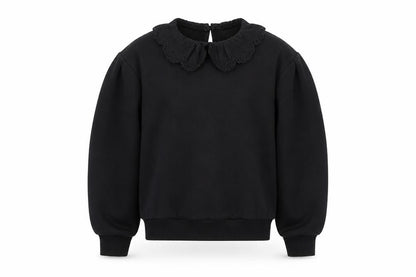 Next Girls Black   Pullover Sweatshirt Size 8 Years