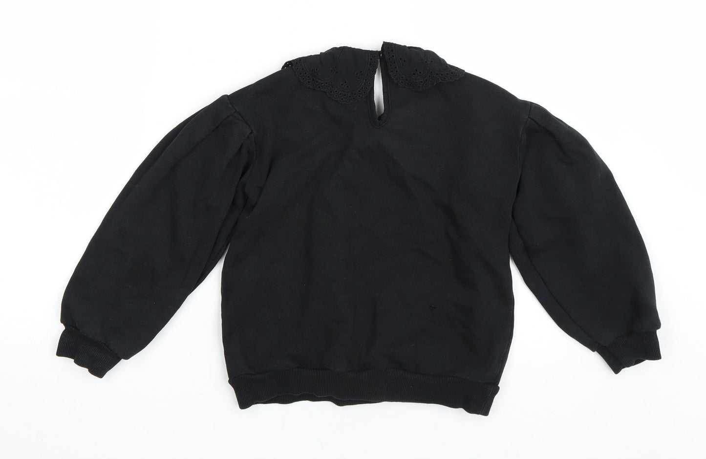 NEXT Girls Black   Pullover Sweatshirt Size 8 Years