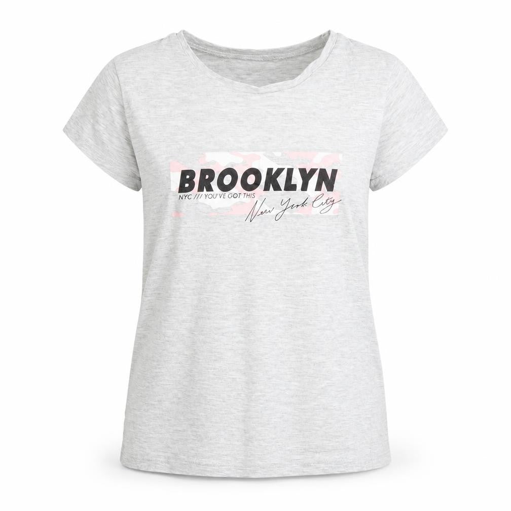 George Girls Grey   Basic T-Shirt Size 8-9 Years  - NYC