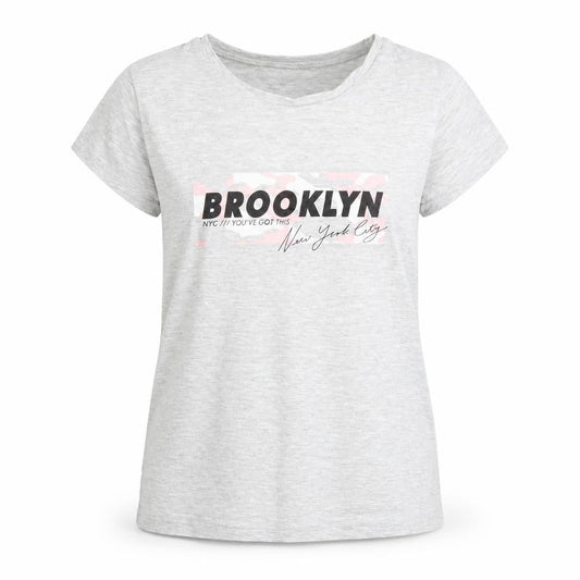 George Girls Grey   Basic T-Shirt Size 8-9 Years  - NYC