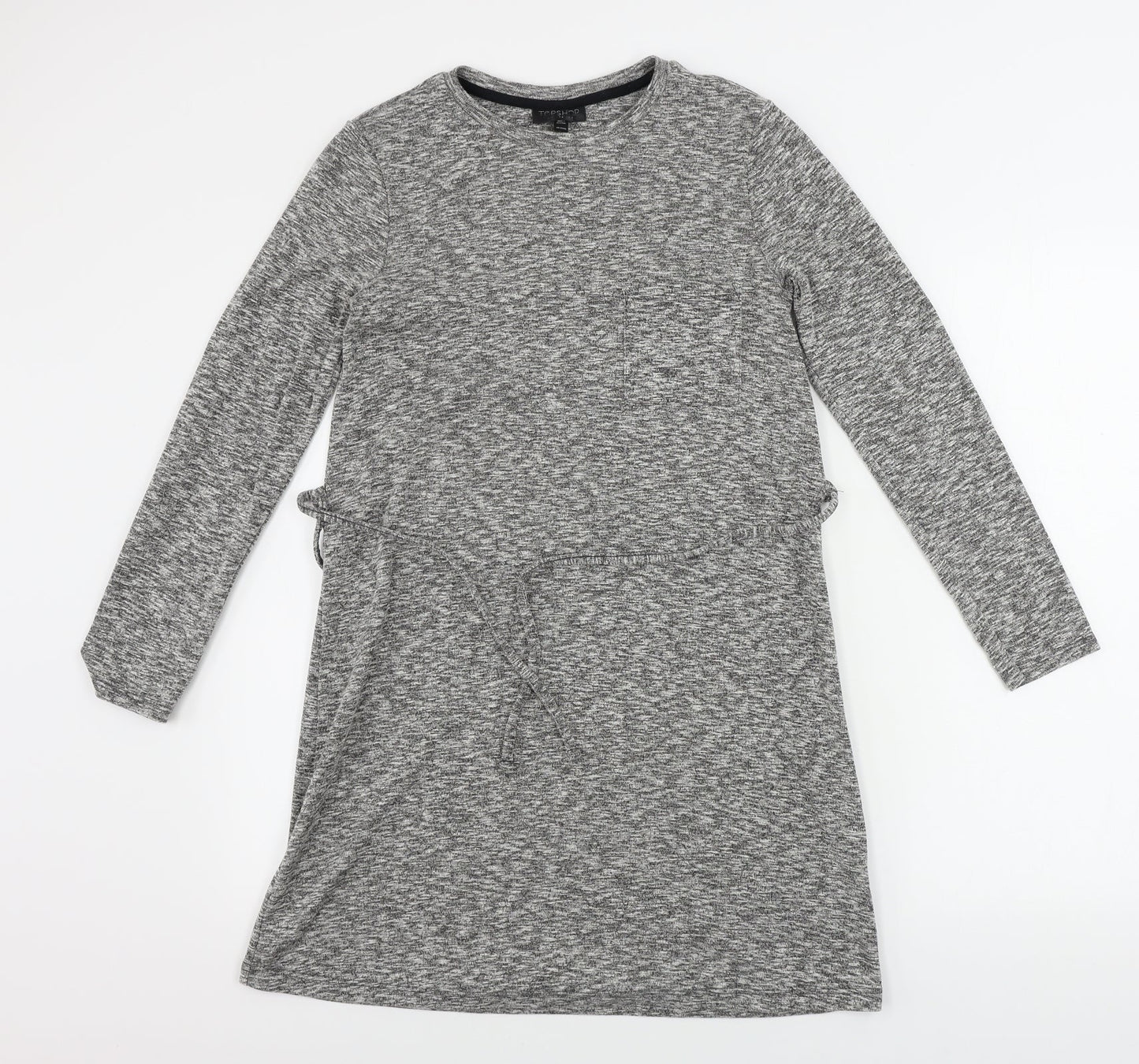 Topshop  Womens Grey   A-Line  Size 8