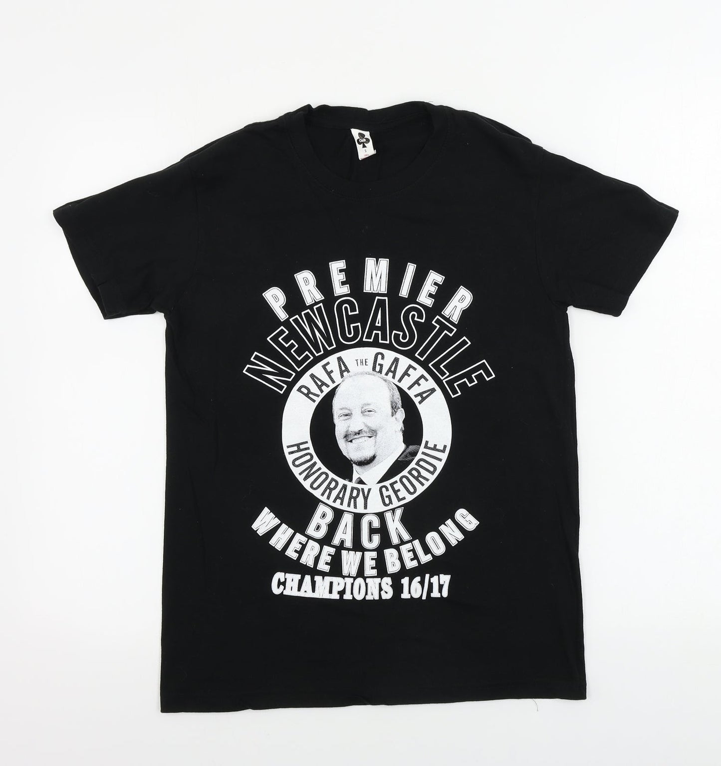 club  Mens Black    T-Shirt Size S  - Newcastle United