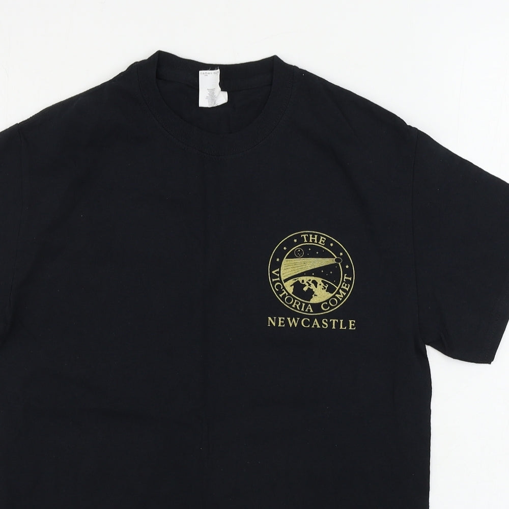 Gildan  Womens Black   Basic T-Shirt Size S