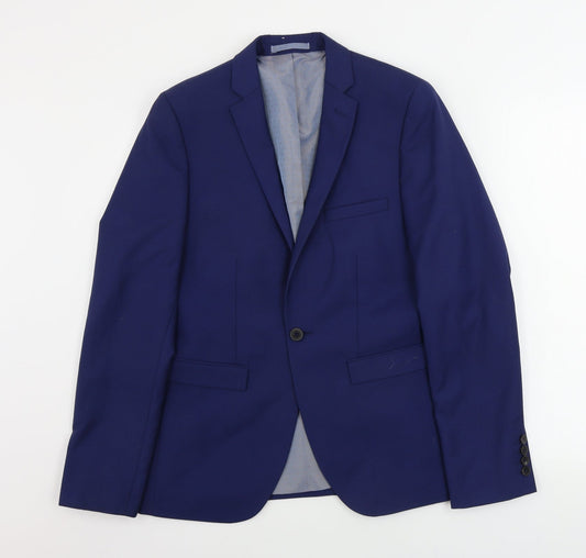 Burton Mens Blue   Jacket Blazer Size 38