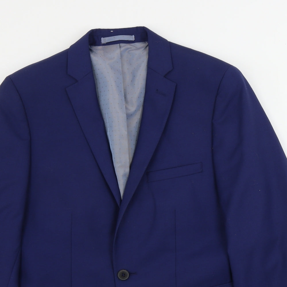 Burton Mens Blue   Jacket Blazer Size 38