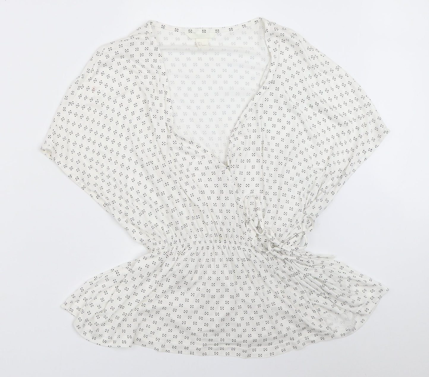 H&M Womens White   Basic Blouse Size S