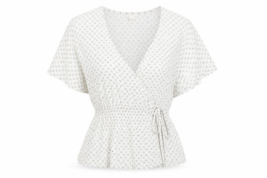 H&M Womens White   Basic Blouse Size S