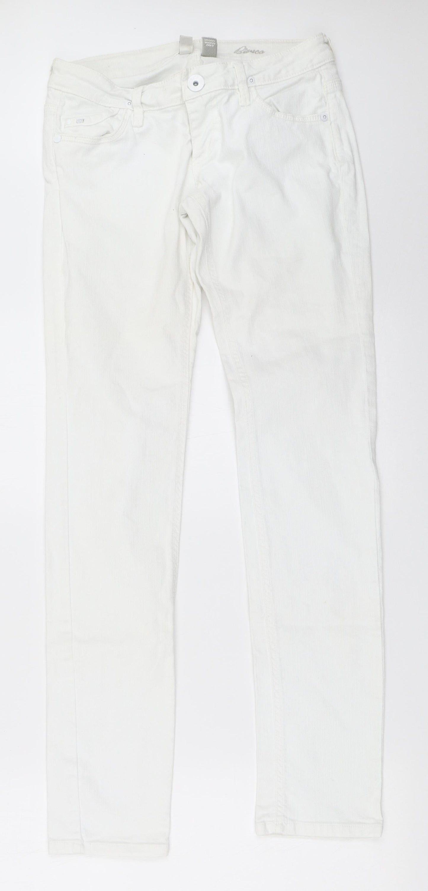 MNG Womens White   Skinny Jeans Size 36 L32 in