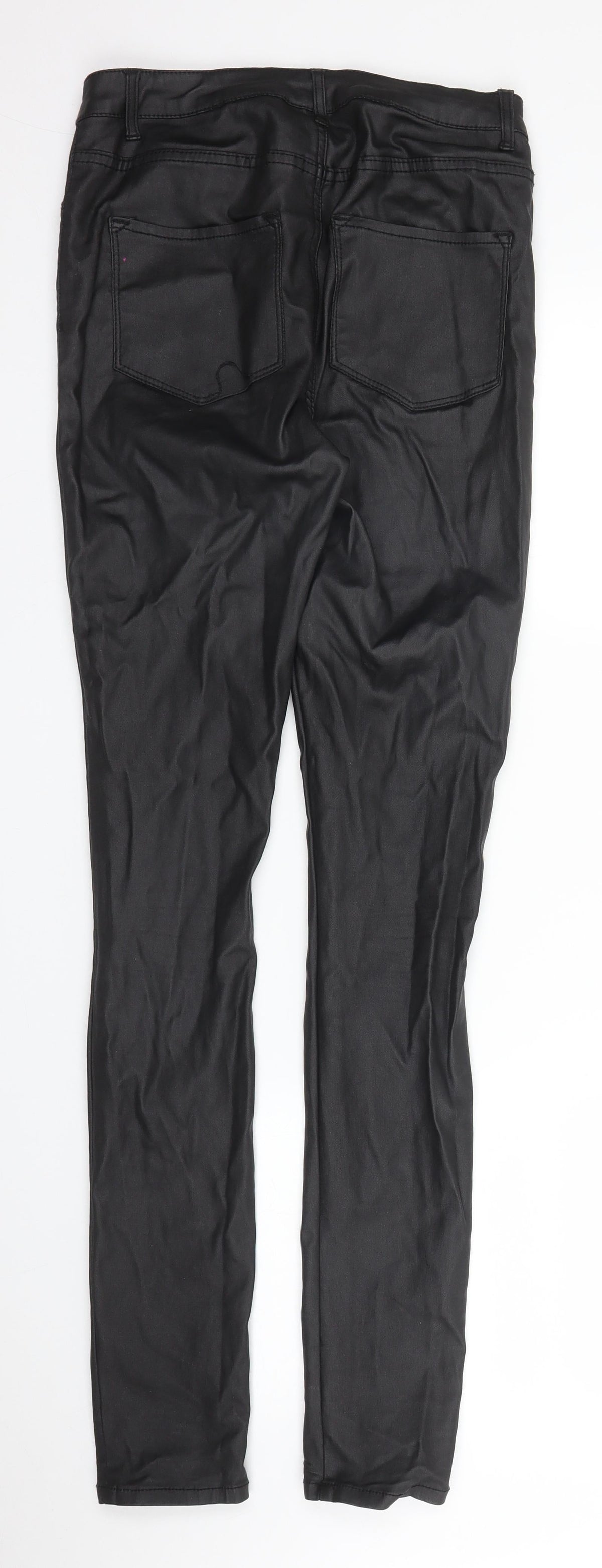 Pieces Womens Black   Carrot Trousers Size 26 in L31 in