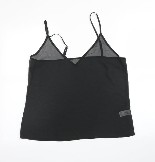 River Island Womens Black   Camisole Blouse Size 12